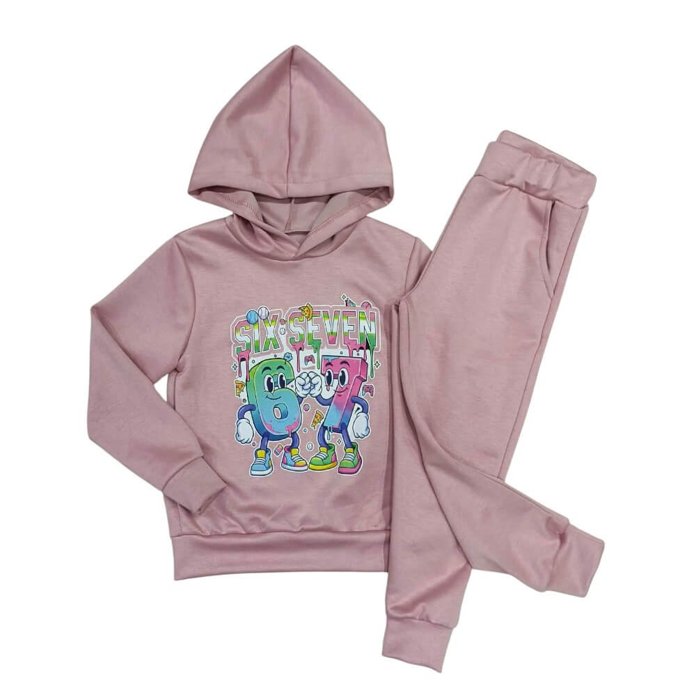 Σετ φόρμας 67 σε ροζ