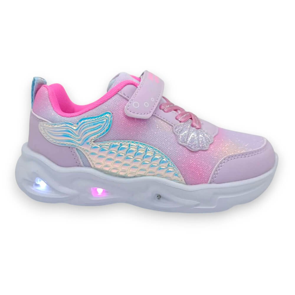 Ανατομικά sneakers γοργόνα με φωτάκια