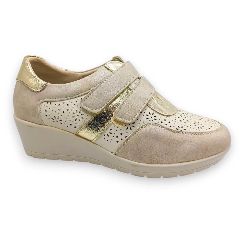 Ανατομικό μοκασίνι με αυτοκόλλητα