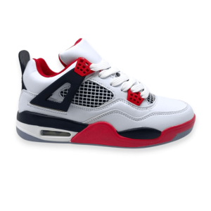 Sneakers με Αερόσολα σε Λευκό/Κόκκινο