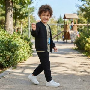 Παιδική Τριπλέτα για Αγόρι – Μαύρο